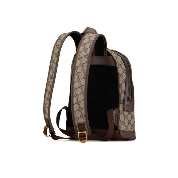 Pre Loved Gucci Disney GG Supreme Backpack Three Little Pigs Model Women Brown - Picture 2 of 7